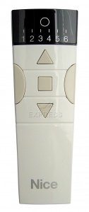 Remote: NICE ERGO 6 with 5 buttons