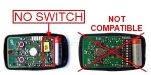 Remote: NICE FLO2R with 2 buttons