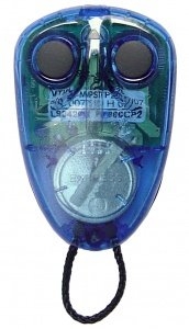 Remote: PRASTEL MPSTP2E blue with 2 buttons