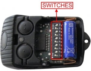 Remote: ALLMATIC MX2 with 2 buttons