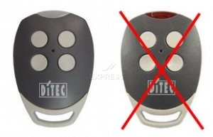 Remote: DITEC GOL4 with 4 buttons