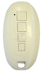 King gates MYO 4C WHITE Gate remote control 4 buttons 433.92 MHz - Remote Control Express