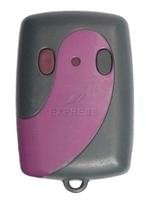 V2 TRR 2 PURPLE Gate remote control 2 buttons 433.92 MHz - Remote Control Express